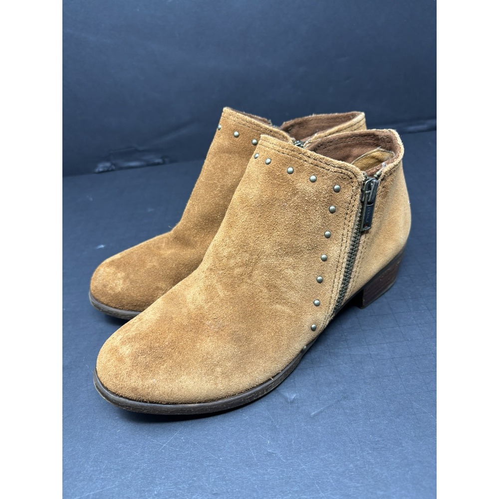 Minnetonka‎ 1512 High Top Brie Boot Brown Side Size 6